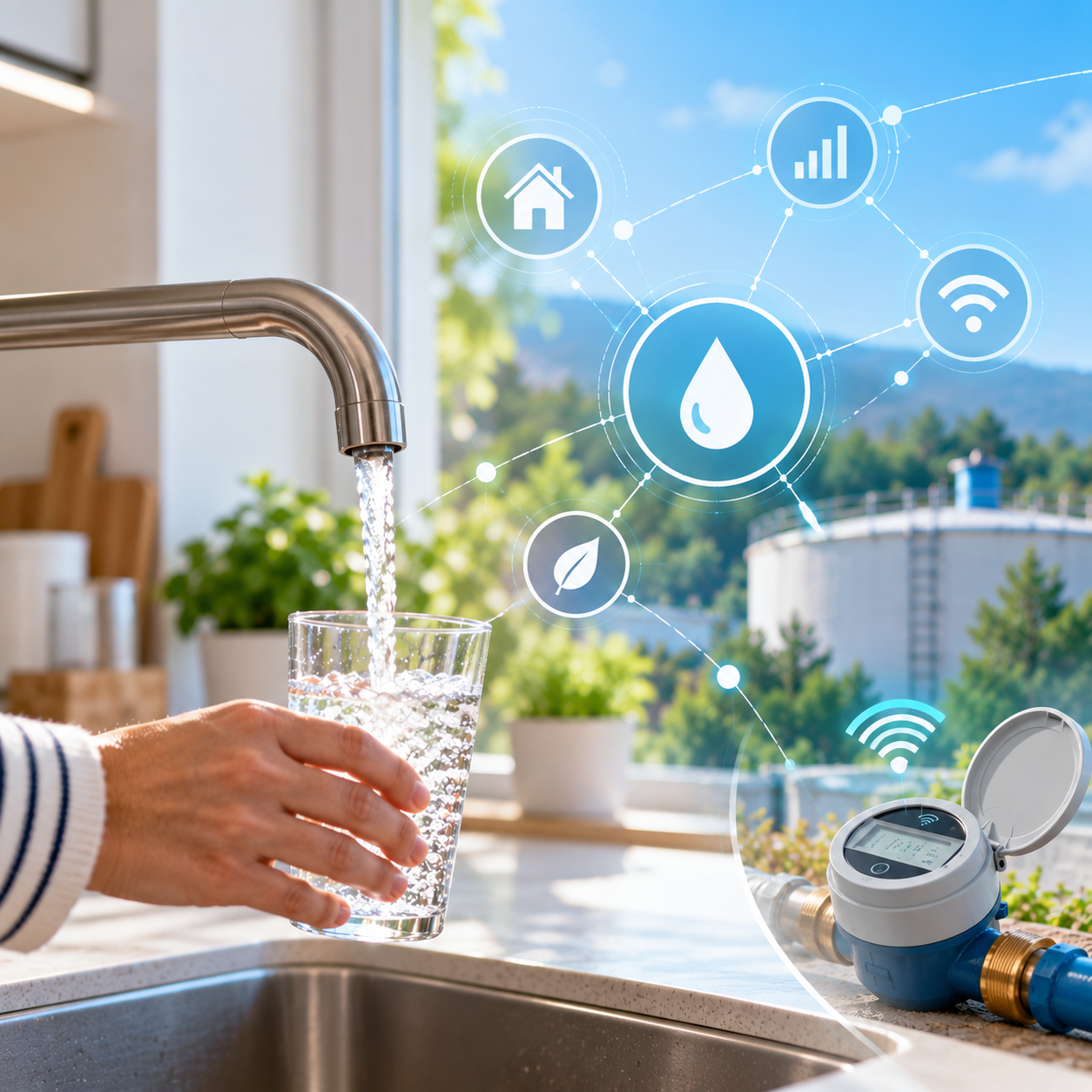 El proyecto AQUAALLIANCE impulsa la modernización de la gestión del ciclo urbano del agua en Campo de Mirra